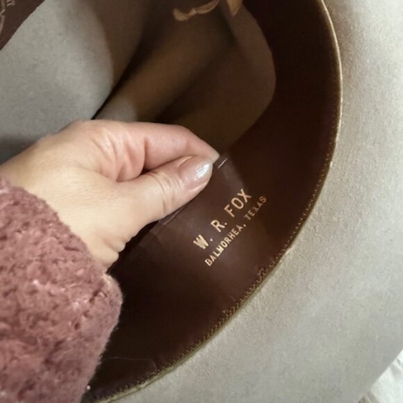 VINTAGE Stetson 3X Beaver Taupe Tan Size 6 3/4 Hat - Picture 5 of 7